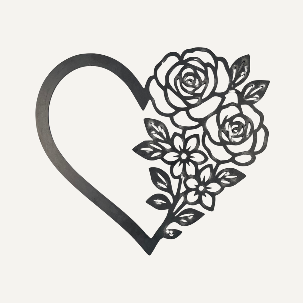 Hart bloemen